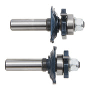 Bosch 2-Piece Carbide-Tippped Ogee Stile and Rail Bit Set 85625MC