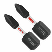 Bosch 2-Piece Driven 1 in Impact Phillips 1 Insert Bits ITDPH1102