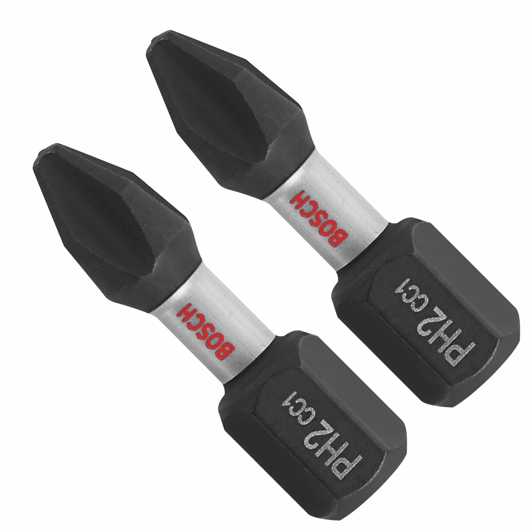 Bosch 2 pc Driven 1" Impact Phillips #2 Insert Bits ITDPH2102