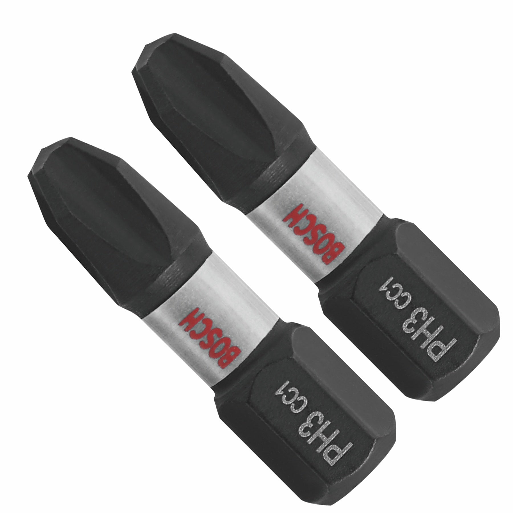 Bosch 2 pc Driven 1" Impact Phillips #3 Insert Bits ITDPH3102