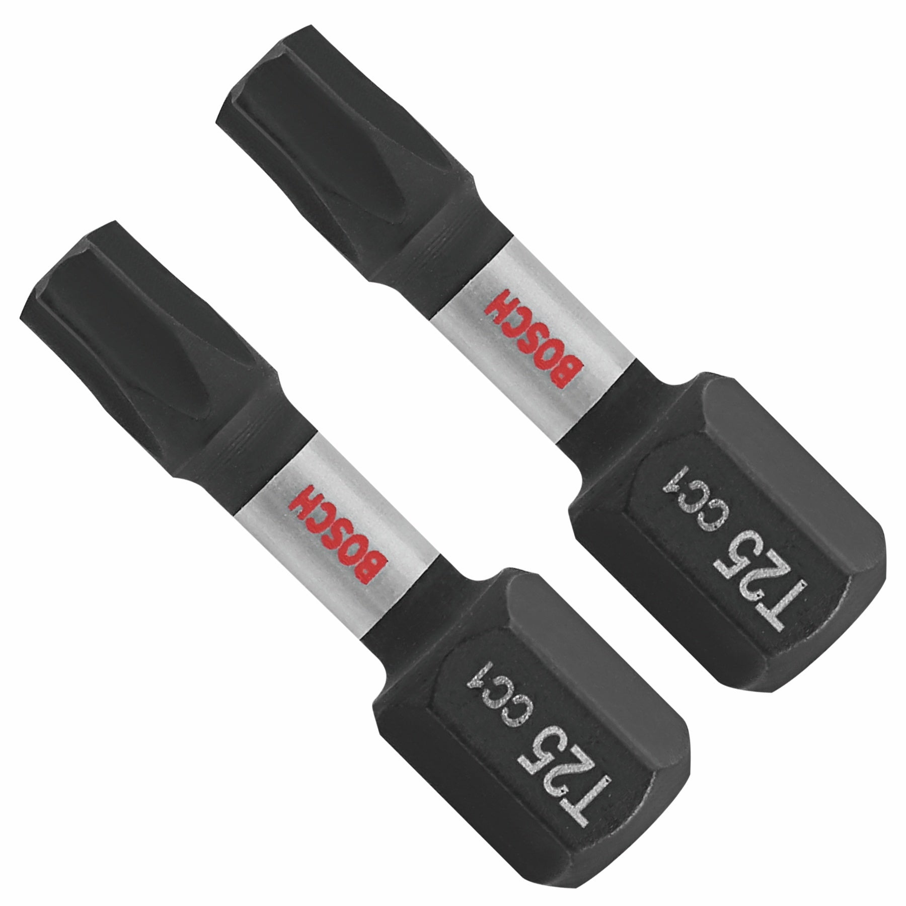 Bosch 2 pc Driven 1" Impact Torx #25 Insert Bits ITDT25102