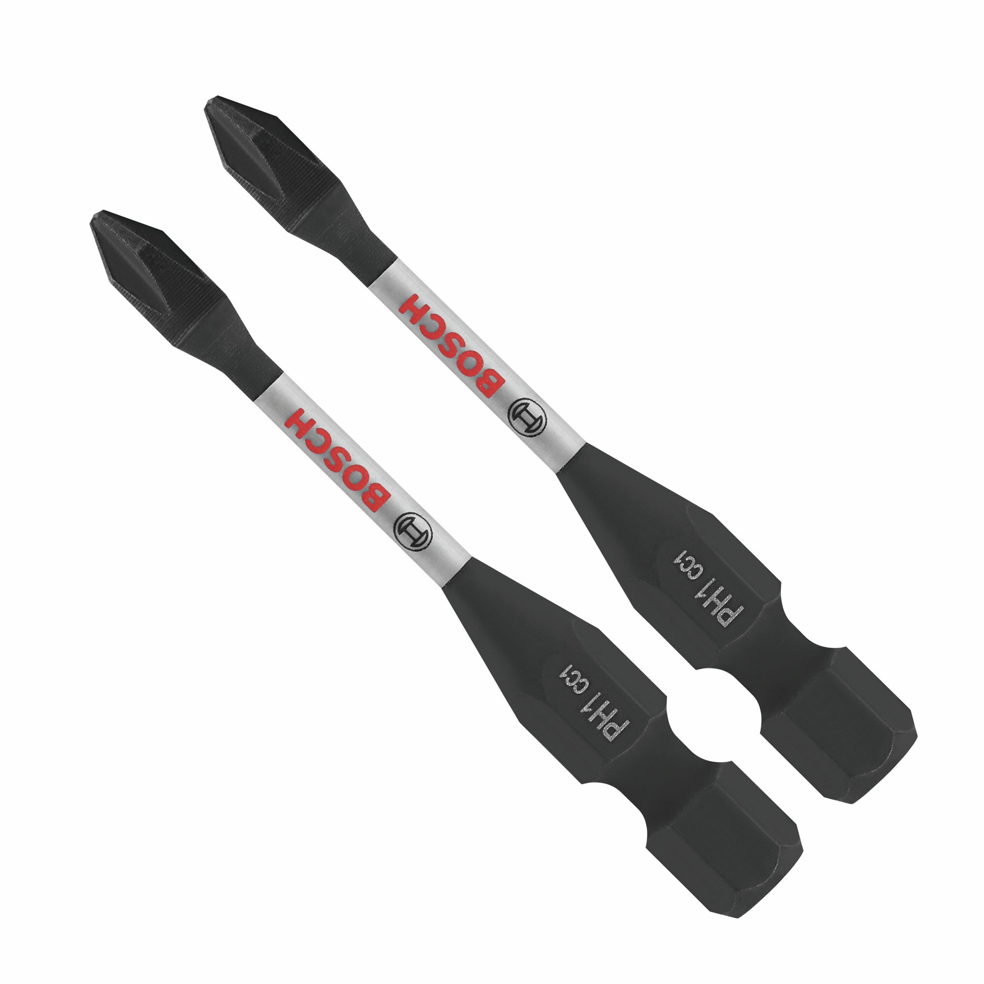 Bosch 2 pc Driven 2" Impact Phillips #1 Power Bits ITDPH1202