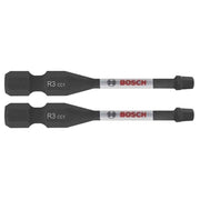 Bosch 2-Piece Driven 2 in Impact Square 3 Insert Bits ITDSQ3202