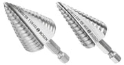 Bosch 2-Piece High-Speed Steel Impact Tough Turbo Step Drill Bit Set IMSDC002