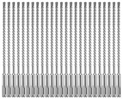 Bosch 25-Piece 1-4 x 6 x 8-1-2 in SDS-plus Bulldog Xtreme Carbide Rotary Hammer Drill Bits HCFC2042B25