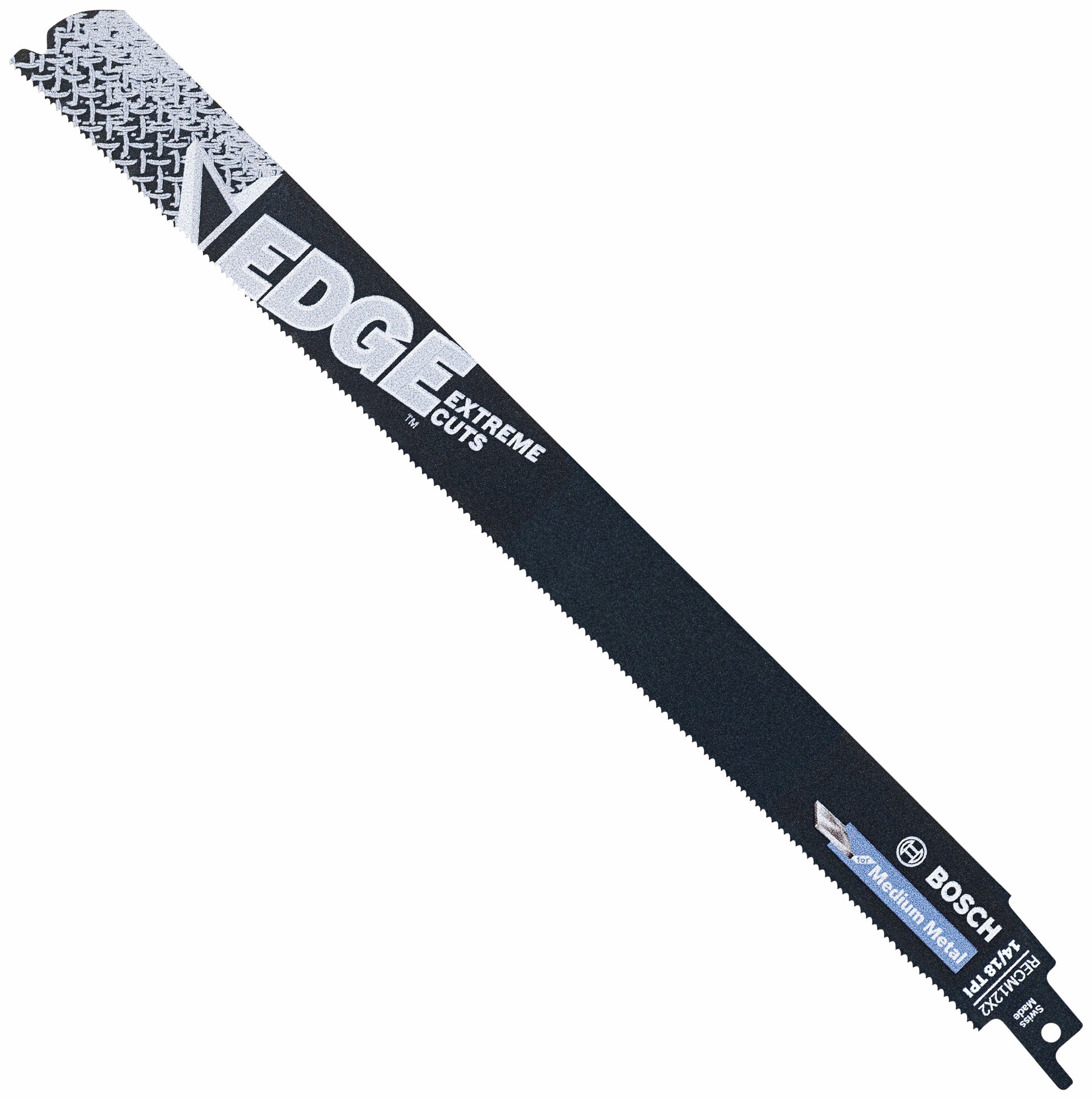 Bosch 25 pc 12" 14/18 TPI Edge Recip. Saw Blades, Med. Metal RECM12X2-25B