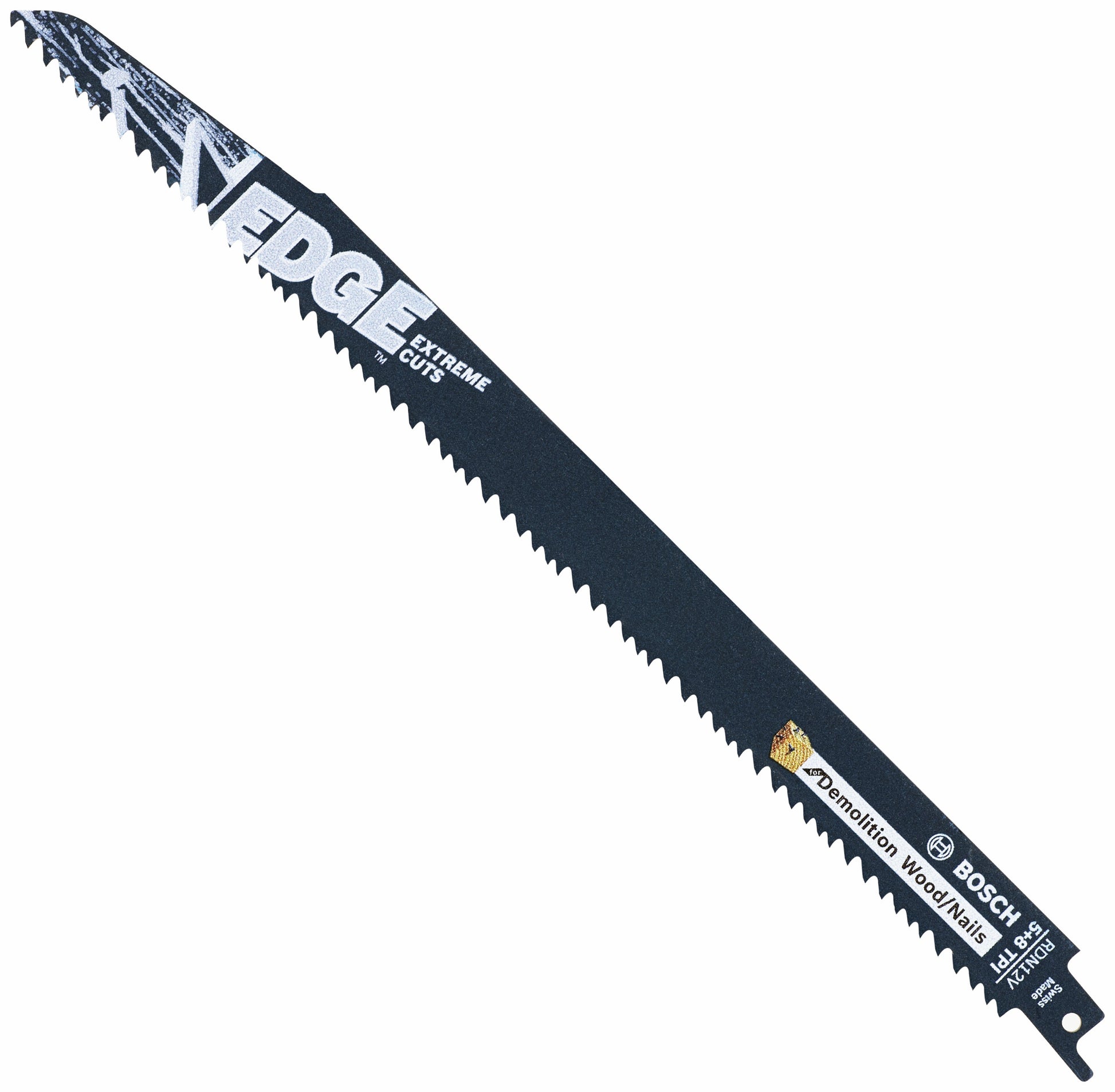 Bosch 25 pc 12" 5/8 TPI Recip. Saw Blades, Wood/Nail Demo RDN12V-25B