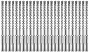 Bosch 25-Piece 5-16 x 4 x 6 in SDS-plus Bulldog Xtreme Carbide Rotary Hammer Drill Bits HCFC2051B25