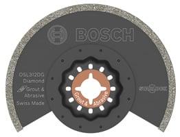 Bosch 3-1/2" Starlock Oscillating DiamondG Grout Blade OSL312DG
