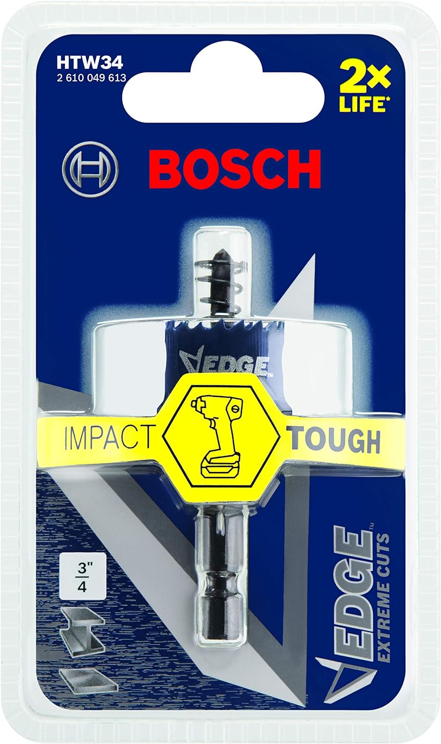 Bosch 3/4" Edge Impact Tough Hole Saw HTW34