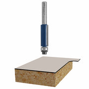 Bosch 3-8 x 2-5-8 in Carbide-Tipped 2-Flute Flush and Bevel Laminate Trim Bit 85268SM