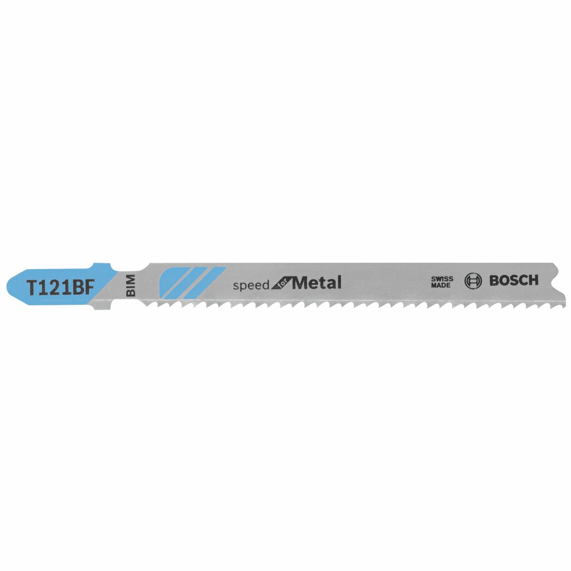 Bosch 3 pc 3-5/8" 12 TPI Speed, Metal T-Shank Jigsaw Blades T121BF3
