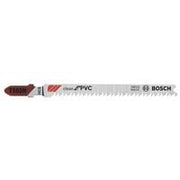 Bosch 3-Piece 3 in 10 TPI Clean for PVC High-Carbon Steel Jig Saw Blades T102H