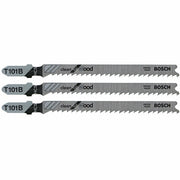 Bosch 3-Piece 4 in 10V TPI Clean for Wood T-Shank Jig Saw Blades T101B3