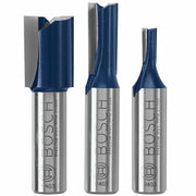 Bosch 3-Piece Carbide-Tipped Down Shear Plywood Mortising Router Bit Set RBS024SXW