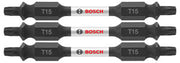 Bosch 3-Piece Impact Tough 25 in Torx 15 Double-Ended Bits ITDET152503