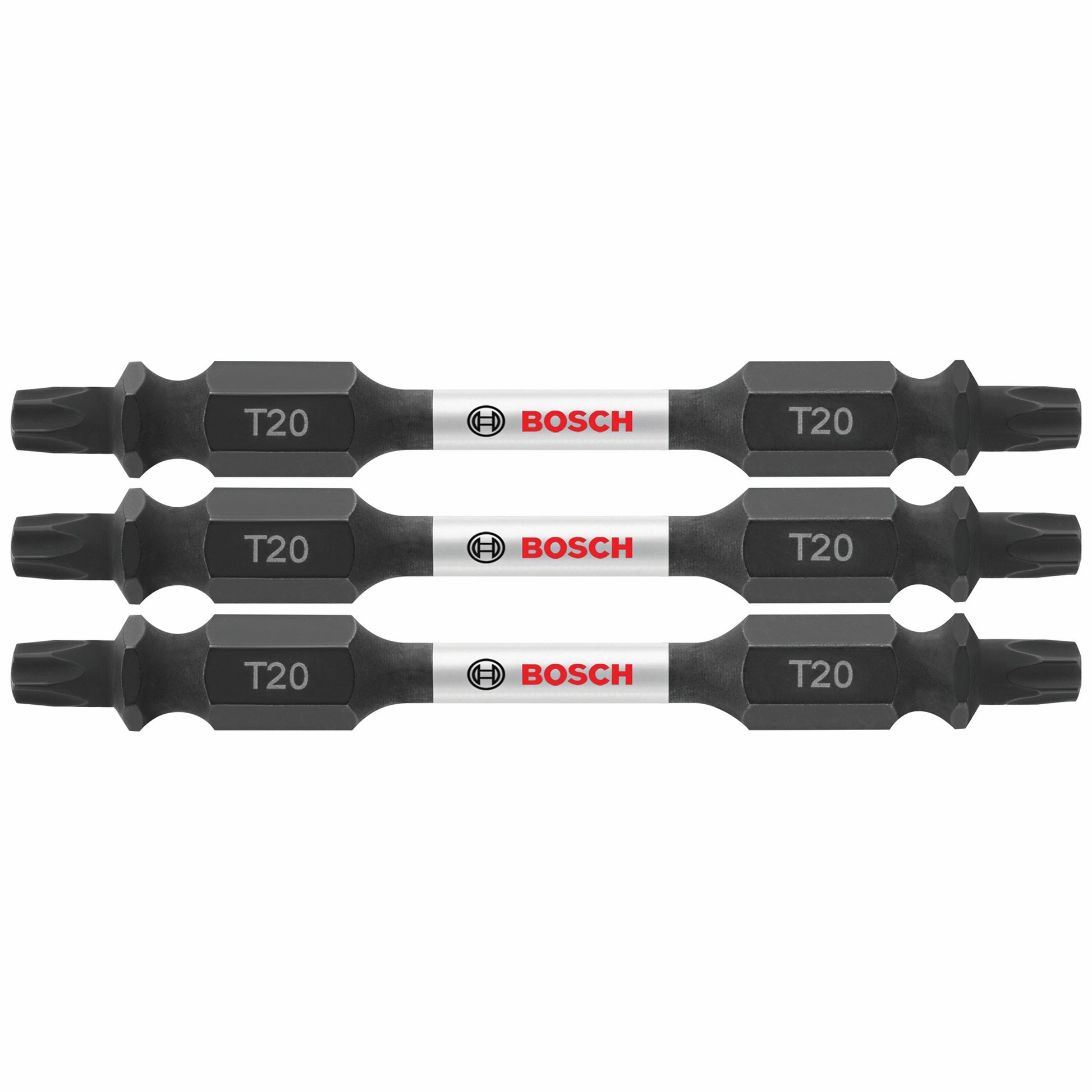 Bosch 3 pc Impact Tough 2.5" Torx #20 Double-Ended Bits ITDET202503