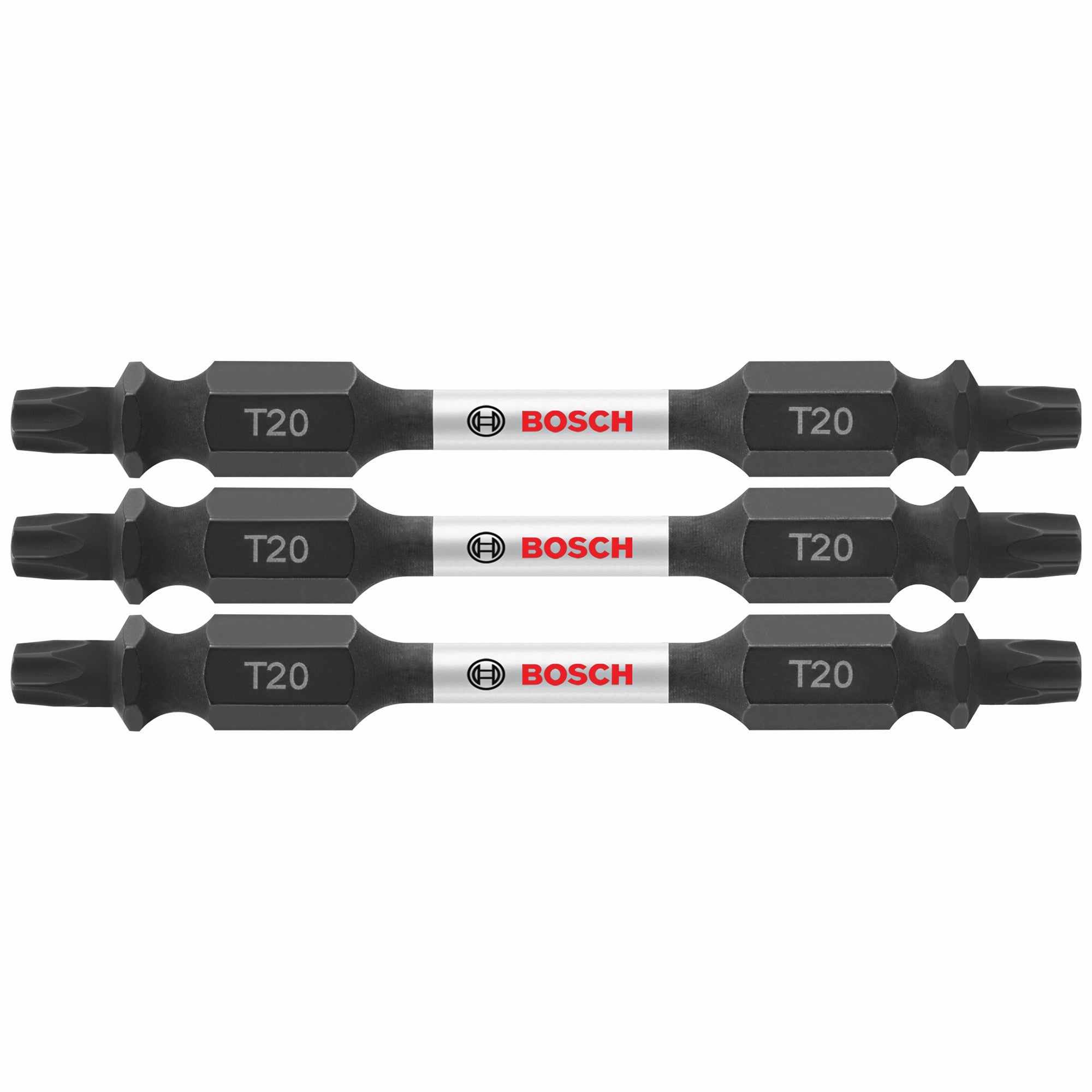 Bosch 3 pc Impact Tough 2.5" Torx #20 Double-Ended Bits ITDET202503