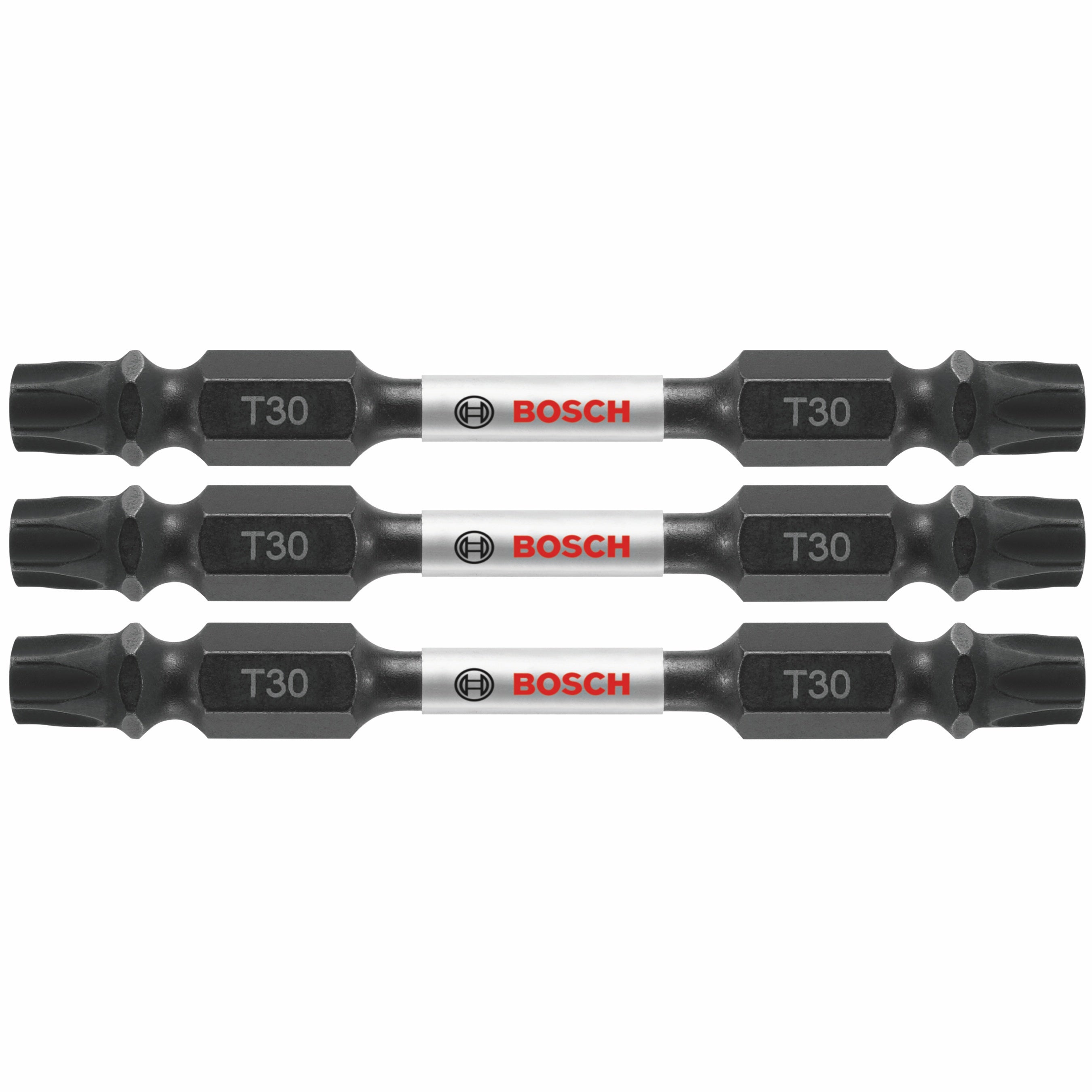 Bosch 3 pc Impact Tough 2.5" Torx #30 Double-Ended Bits ITDET302503
