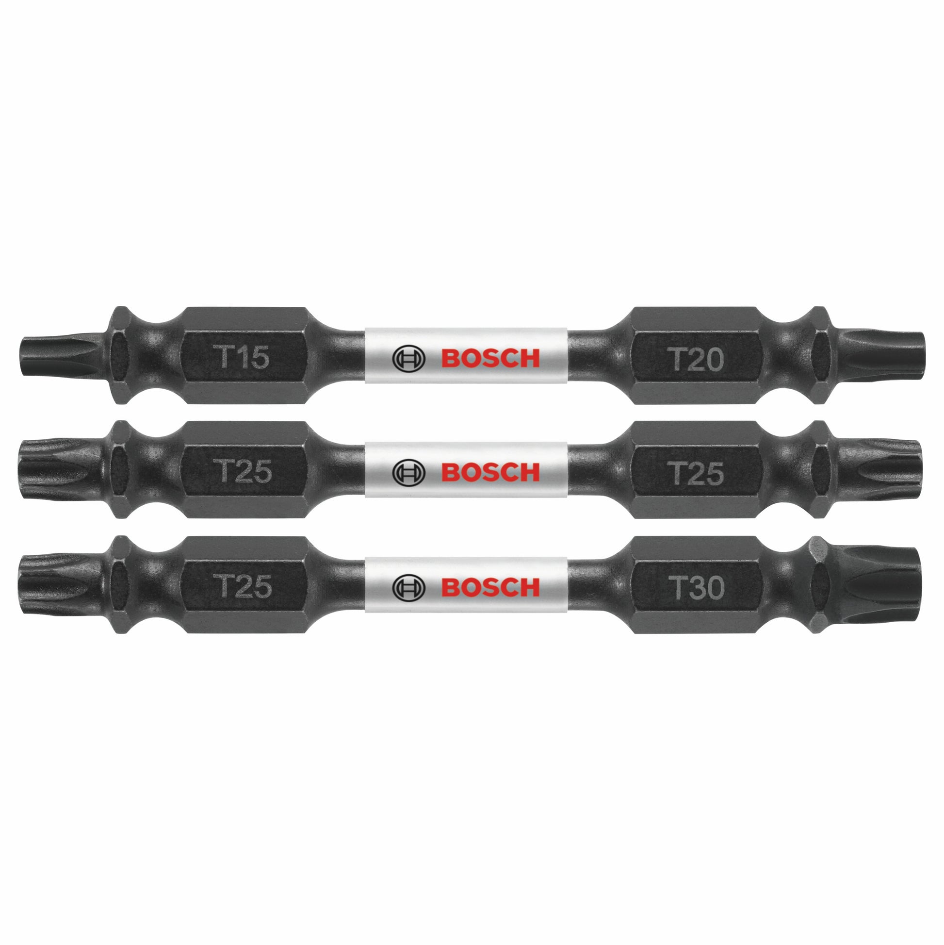 Bosch 3 pc Impact Tough 2.5" Torx Double-Ended Bit Set ITDETV2503