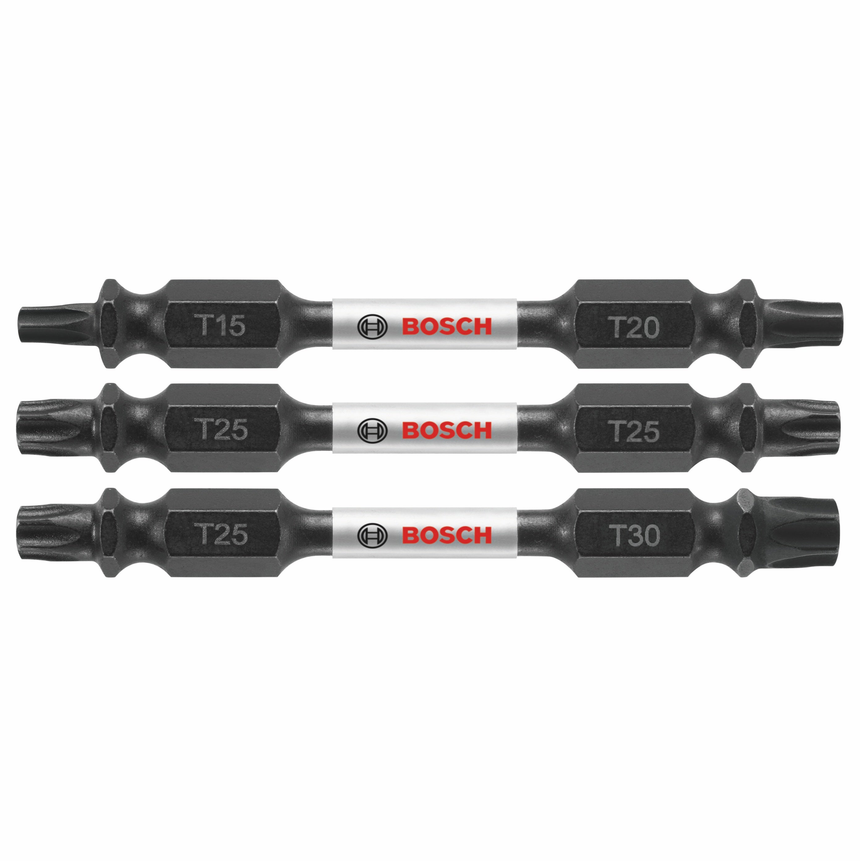 Bosch 3 pc Impact Tough 2.5" Torx Double-Ended Bit Set ITDETV2503