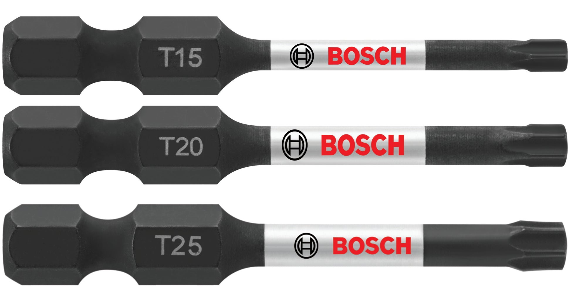 Bosch 3-Piece Impact Tough 2 in. Torx Screwdriving Bit Set ITTV203