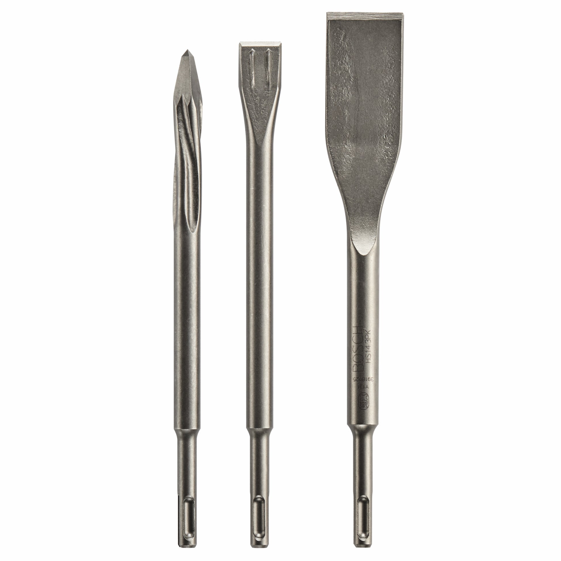 Bosch 3 pc SDSplus Self-Sharpening Chisel Set HS143PK