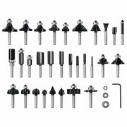 Bosch 30-Piece Carbide-Tipped Wood Router Bit Set RBS030MBS