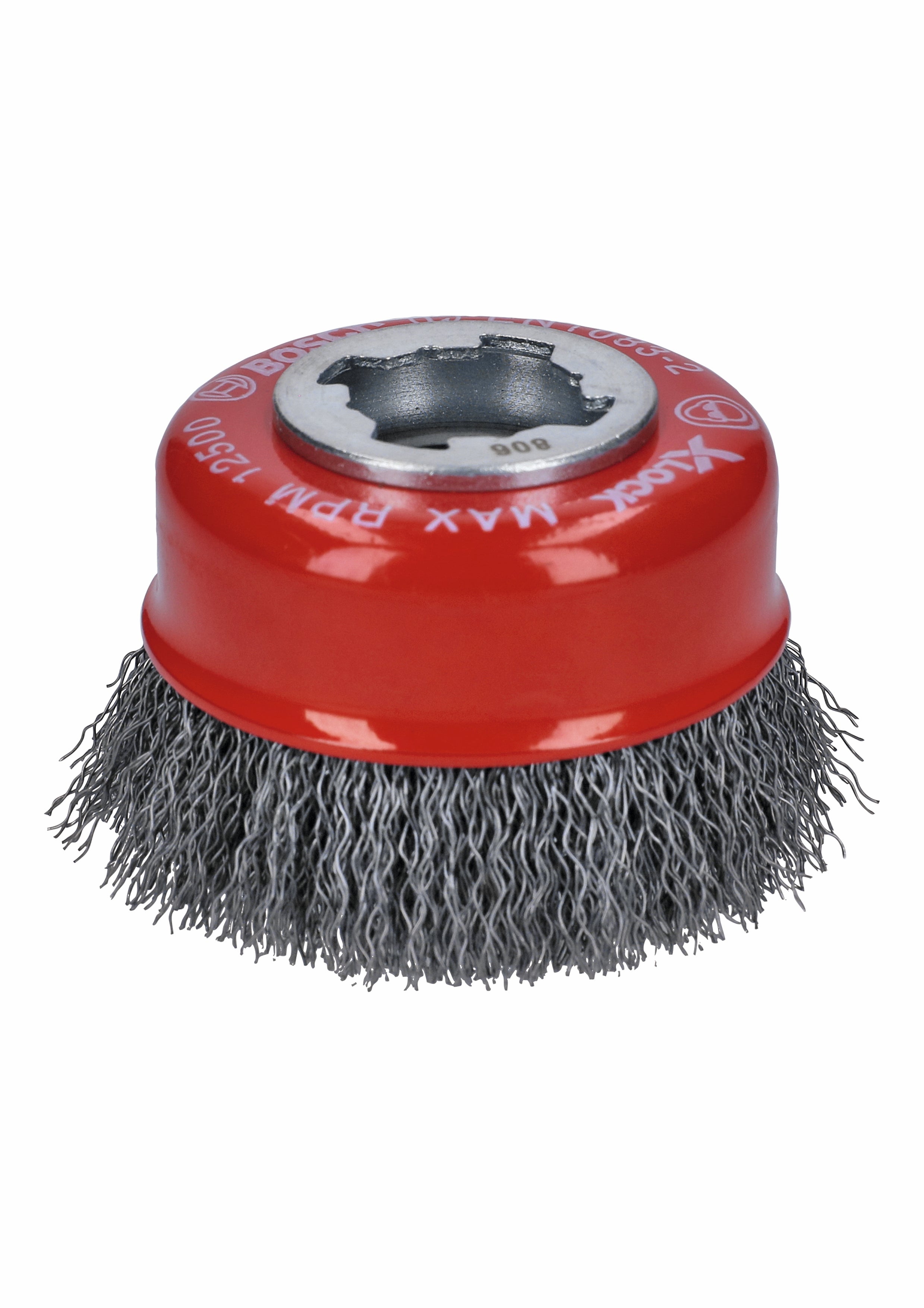 Bosch 3" Carbon Steel Crimped Wire Cup Brush WBX318