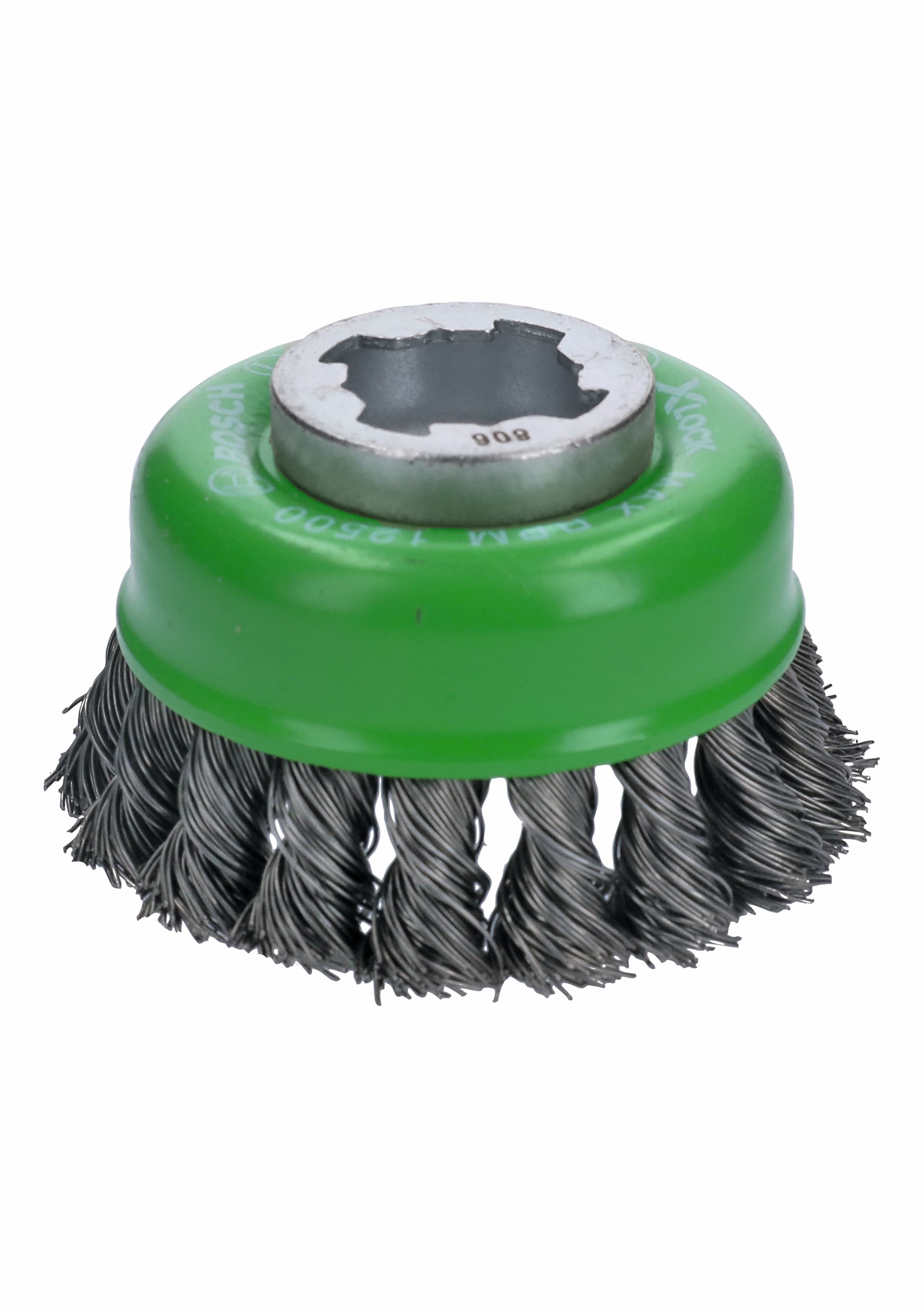 Bosch 3" Wheel, Stainless Steel Knotted Wire Cup Brush WBX329