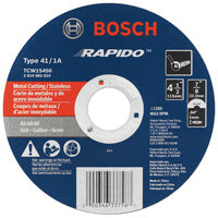 Bosch 4-1/2" .040" 7/8" 60G Metal/Stainless Cut/Abr. Wheel TCW1S450