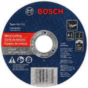 Bosch 4-1-2 in 3-32 in 7-8 in Arbor Type 1A ISO 41 24 Grit Metal Cutting Abrasive Wheel CW1M450