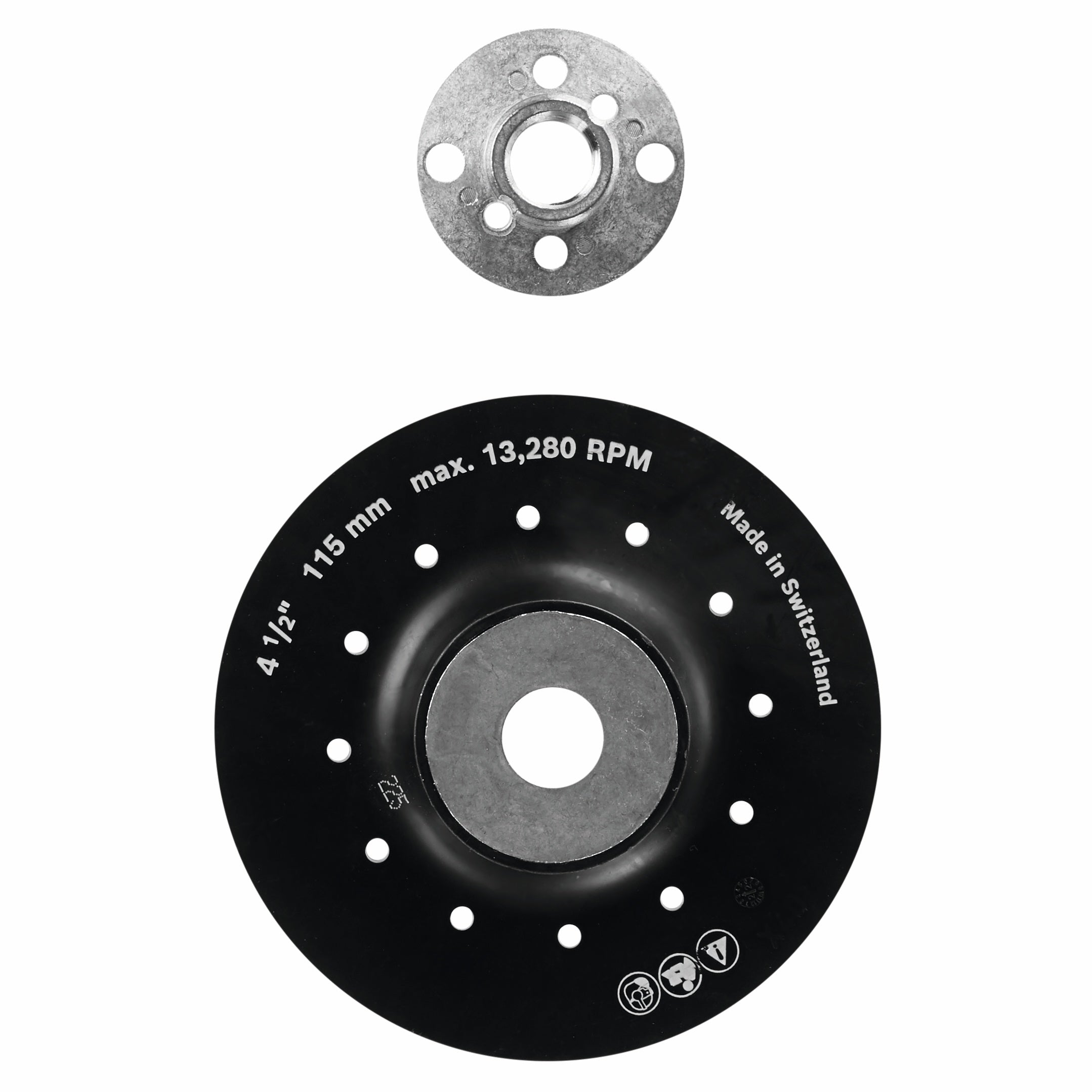Bosch 4-1/2" Backing Pad w/ Lock Nut MGS0450