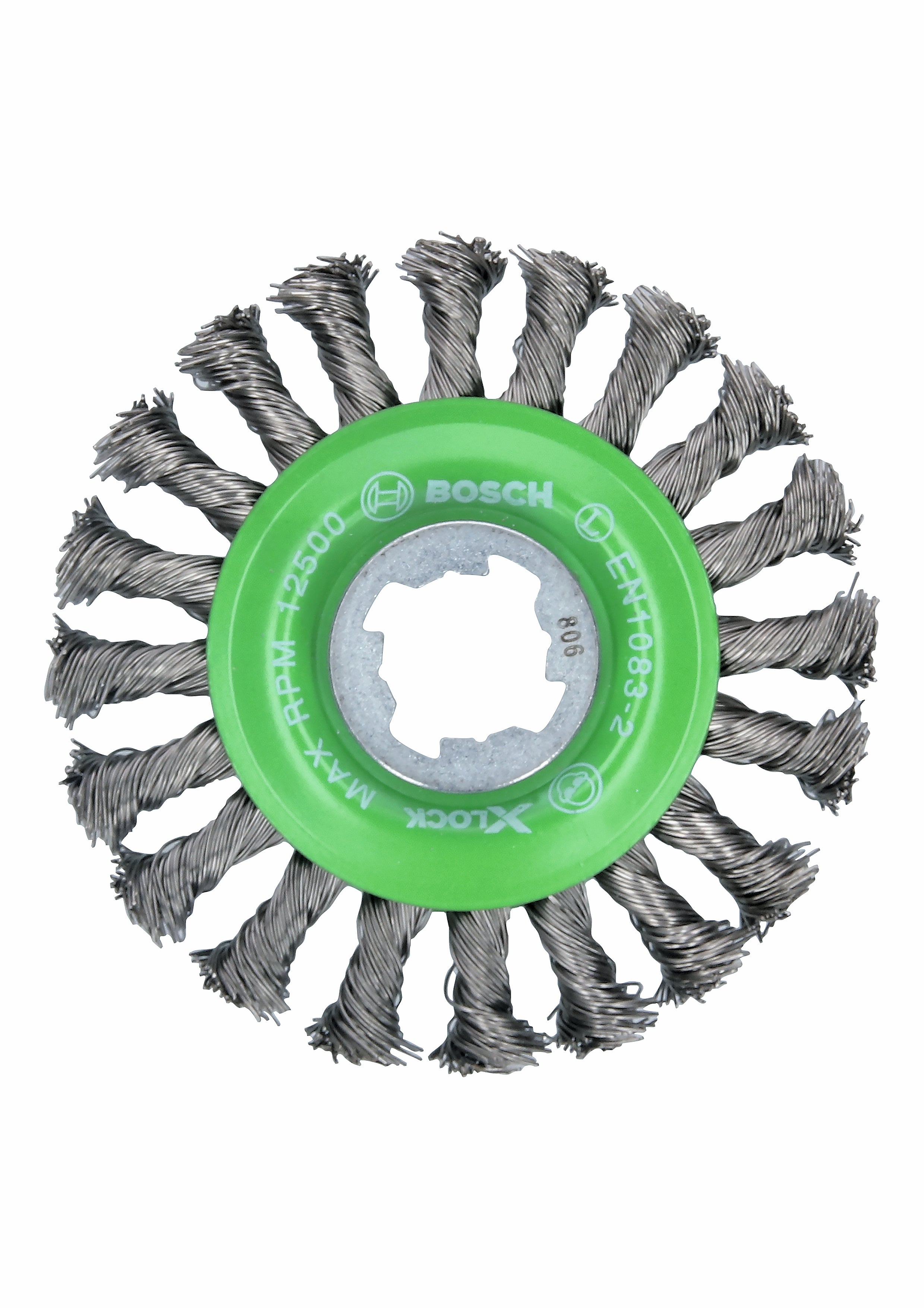 Bosch 4-1/2" Wheel Stainless Steel Full Cable Knotted Wheel WBX429