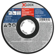 Bosch 4-1-2 x 045 in X-LOCK Arbor Type 1A ISO 41 60 Grit Fast Metal-Stainless Cutting Abrasive Wheel TCWX1S450