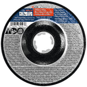 Bosch 4-1-2 x 1-4 in X-LOCK Arbor Type 27 30 Grit Metal Grinding Abrasive Wheel GWX27LM450