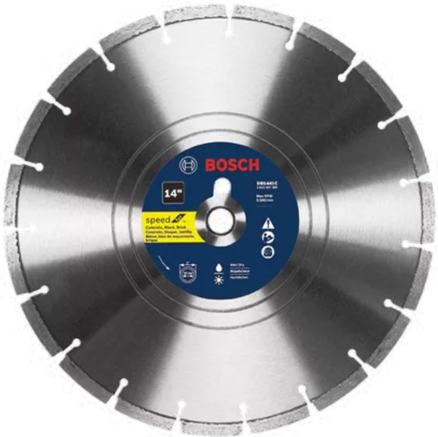 Bosch 4" Premium Segmented Rim Diamond Wheel for Rough Cuts DBS0402