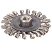 Bosch 4 in Stainless Steel Full Cable Knotted Wire Wheel WB539