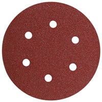 Bosch 5 pc 120G 6" 6 Hole Hook-And-Loop Sanding Discs SR6R120