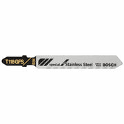 Bosch 5-Piece 3-1-4 in 36 TPI Basic for Stainless Steel T-Shank Jig Saw Blades T118GFS