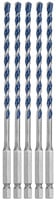 Bosch 5 pc 3/16 x 6" BGT Carbide Hammer Drill Bits HCBG0405T