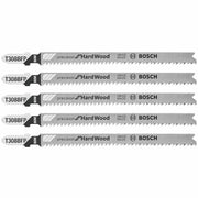 Bosch 5-Piece 4-1-2 in 12 TPI Precision for Hardwood T-Shank Jig Saw Blades T308BFP