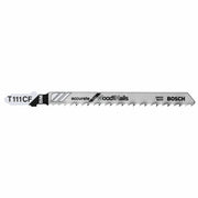 Bosch 5-Piece 4 in 8 TPI Accurate for Wood with Nails T-Shank Jig Saw Blades T111CF
