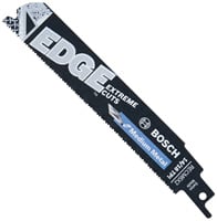Bosch 5 pc 6" 14/18 TPI Edge Recip. Saw Blades, Medium Metal RECM6X2