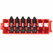 Bosch 5-Piece Driven 1 in Impact Phillips 2 Insert Bits with Clip for Custom Case System ITDPH2105C