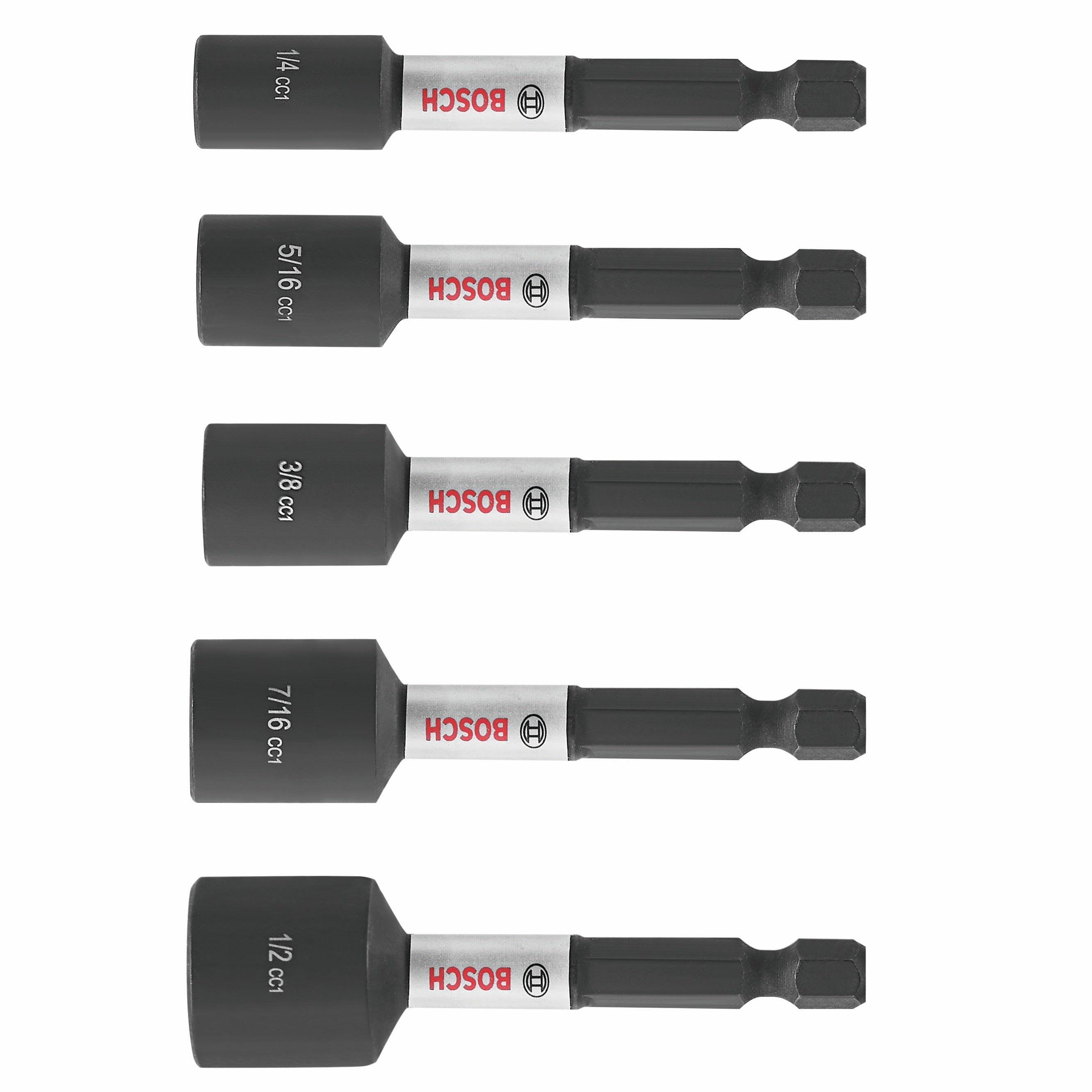 Bosch 5 pc Driven 2-9/16" Impact Nutsetter Set ITDNSV205