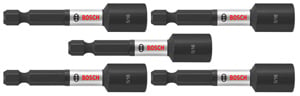 Bosch 5 pc Impact Tough 2-9/16 x 5/16" Nutsetter (Bulk) ITNS5162B