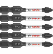 Bosch 5-Piece Impact Tough 2 in Phillips 2 Power Bits ITPH2205
