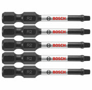 Bosch 5-Piece Impact Tough 2 in Square 2 Power Bits ITSQ2205