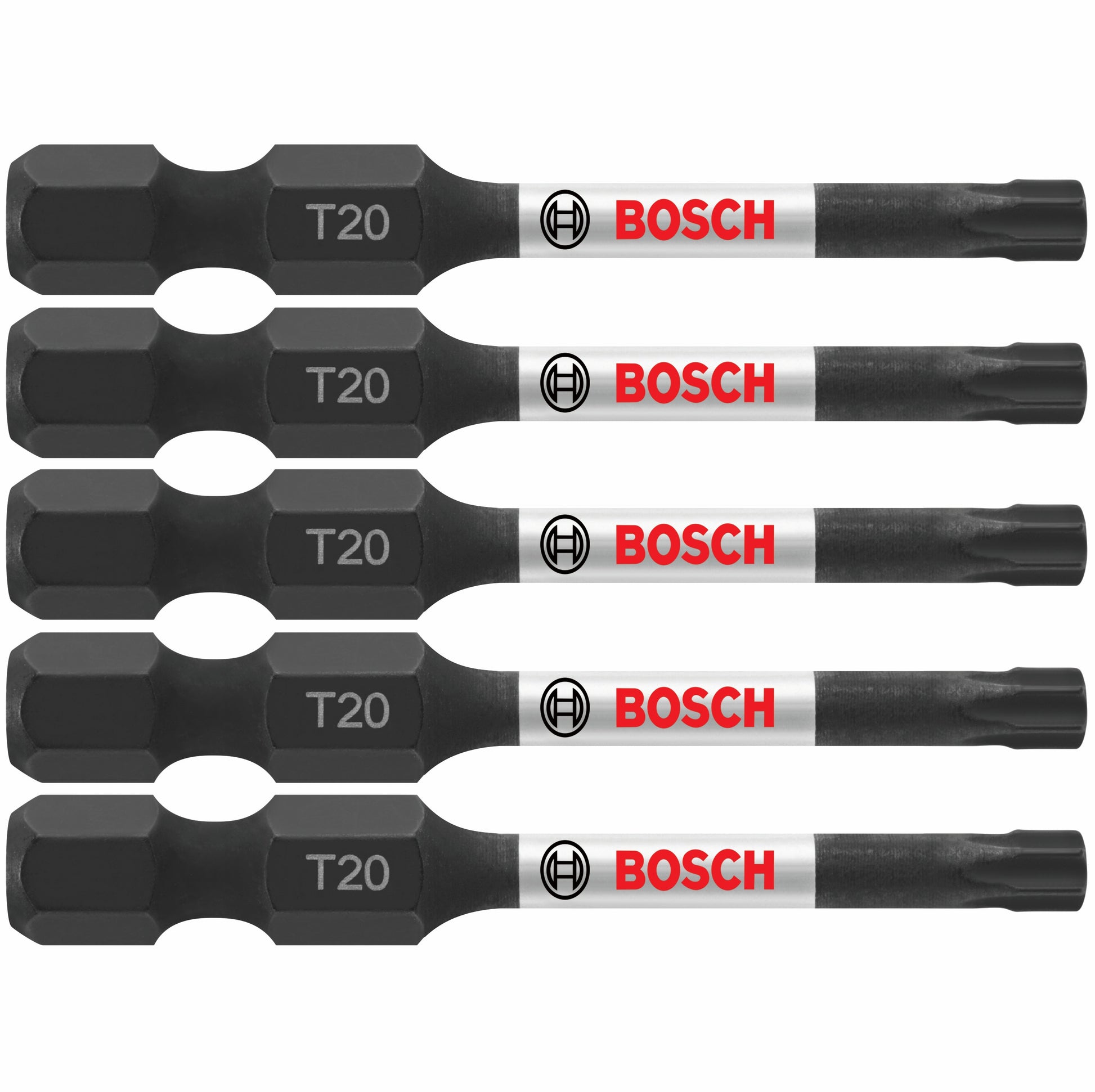 Bosch 5 pc Impact Tough 2" Torx #20 Power Bits ITT20205